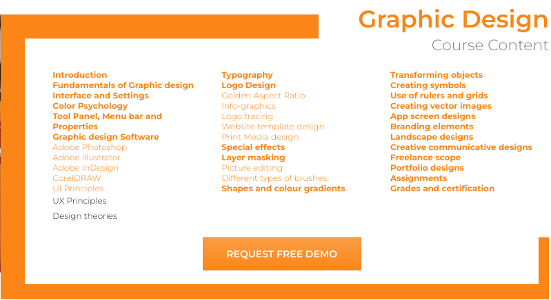 Graphic design course content